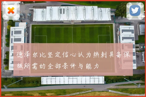 德泽尔比坚定信心认为热刺具备保级所需的全部条件与能力